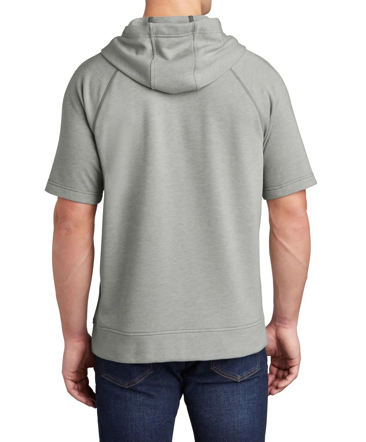 Men's Tri-Blend Short Raglan Sleeve Hoodie Pullover