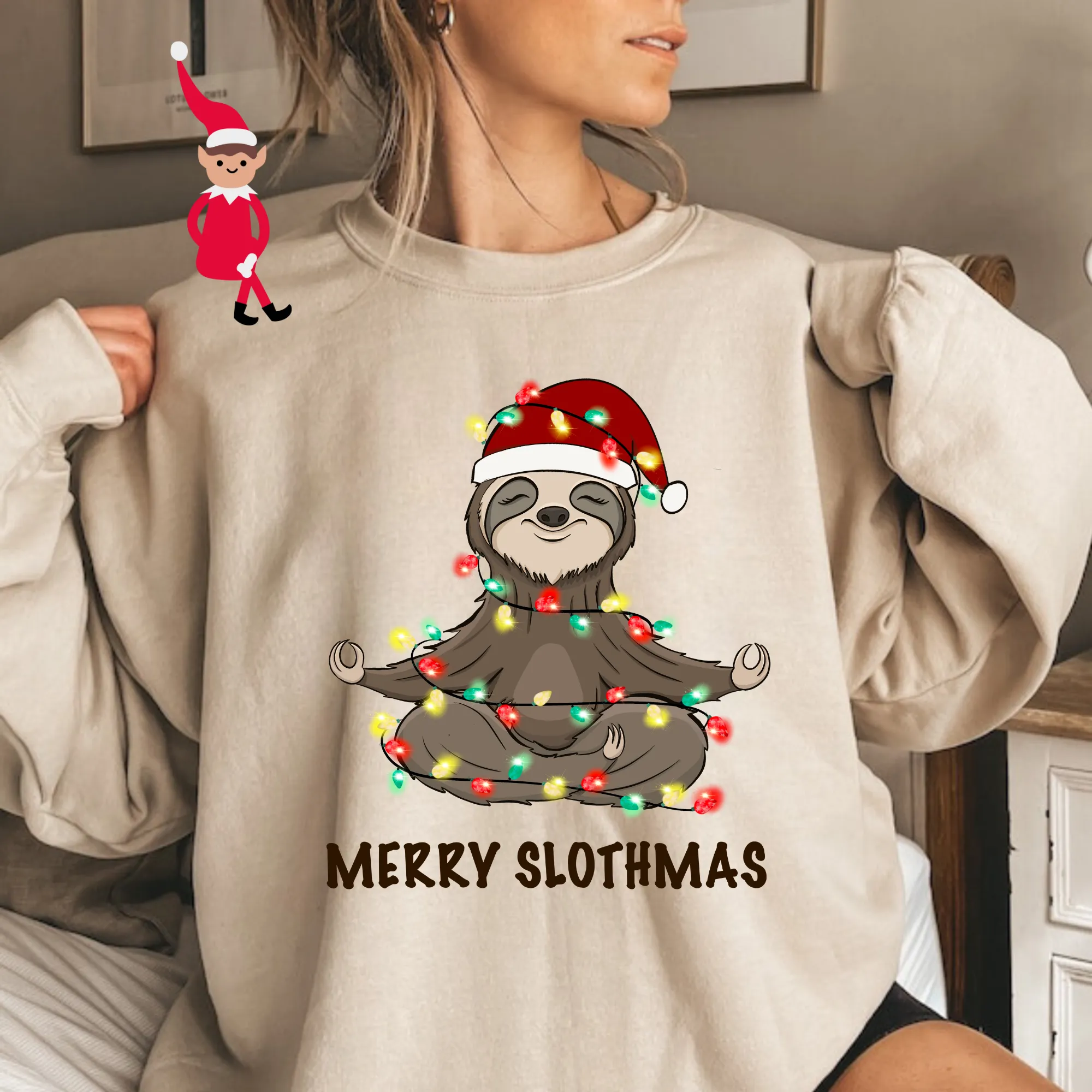 Merry Slothmas Christmas Sweatshirt