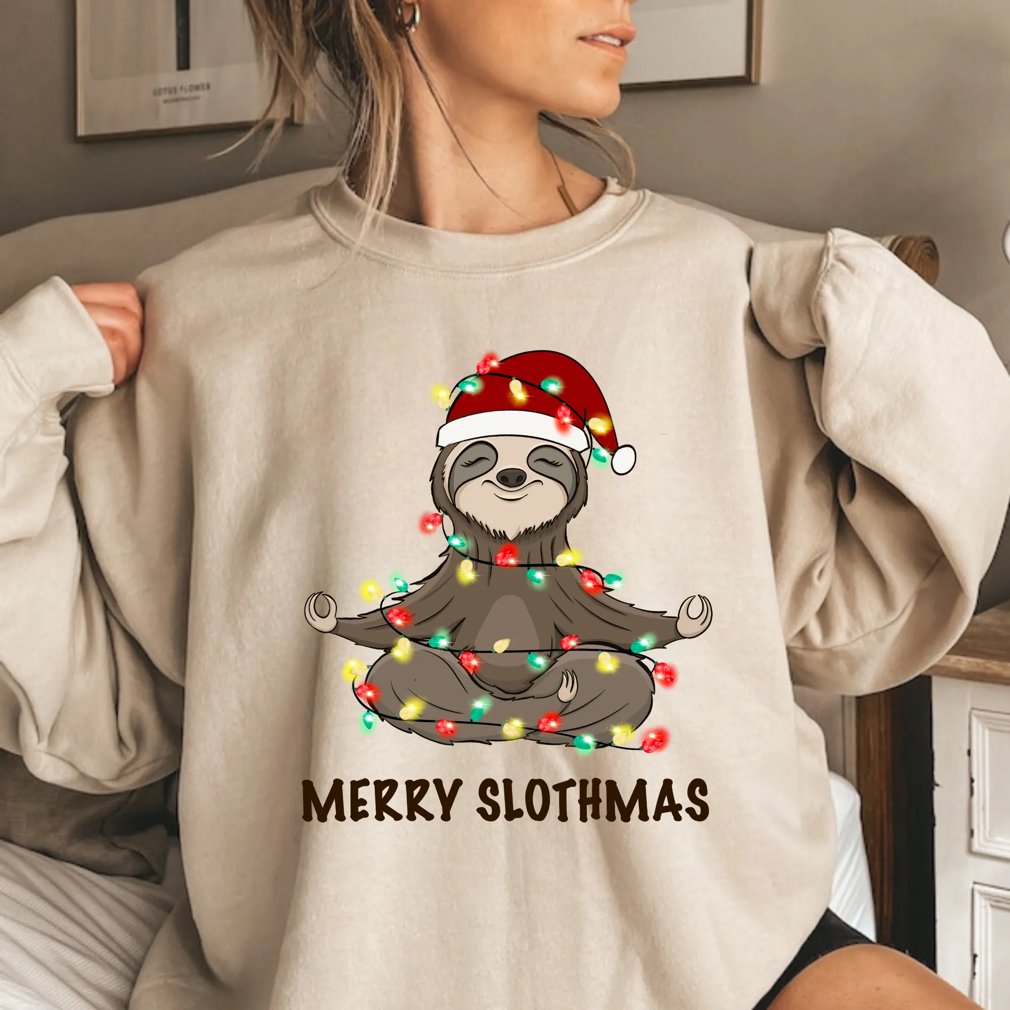 Merry Slothmas Christmas Sweatshirt