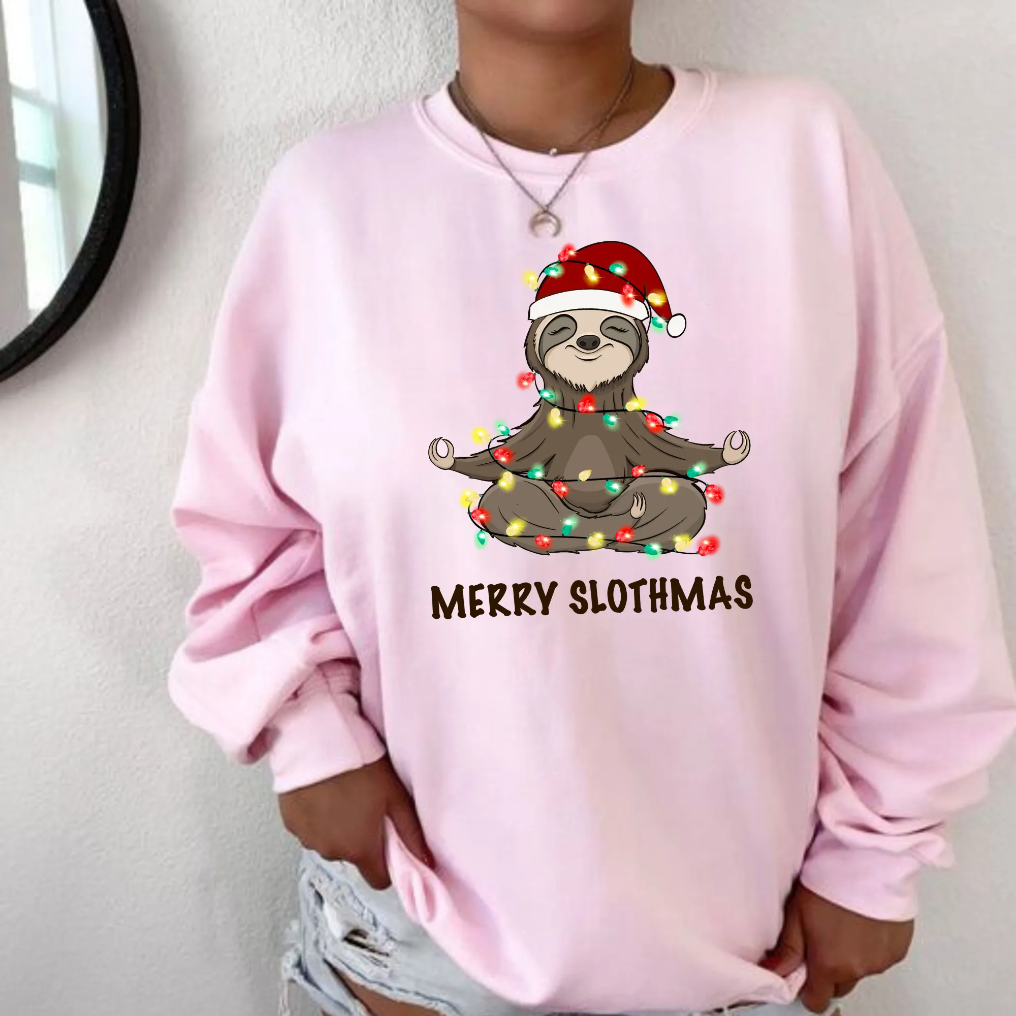 Merry Slothmas Christmas Sweatshirt