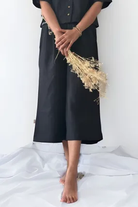 Multi Pocket Hemp Wide Leg Pants | Truffle