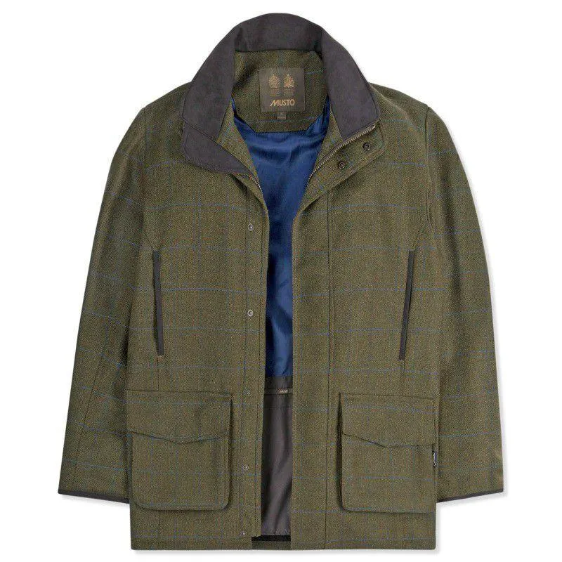 Musto Lightweight Machine Washable GORE-TEX Mens Tweed Waterproof Jacket - Cairngorm Tweed