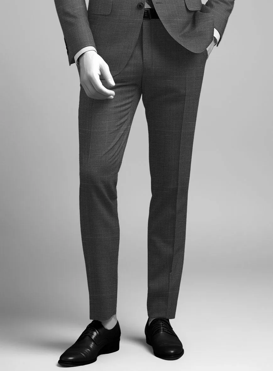 Napolean Ariel Nailhead Charcoal Wool Pants