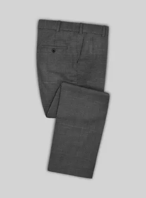 Napolean Ariel Nailhead Charcoal Wool Pants