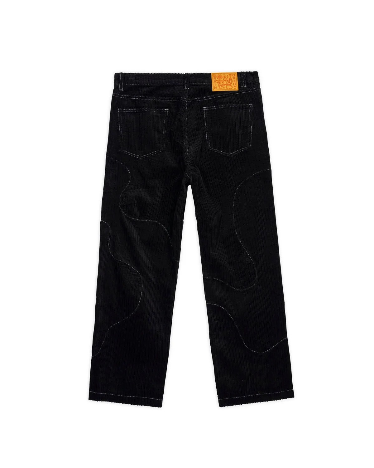 Organic Paneled Corduroy Pant - Black