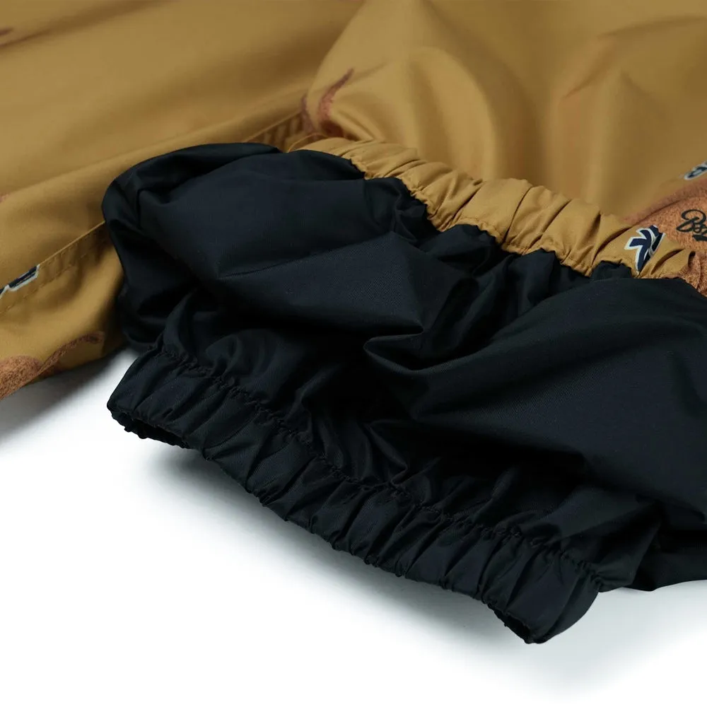 ORIGINAL POT-X REFLECTIVE WIDE JOGGER PANTS BROWN