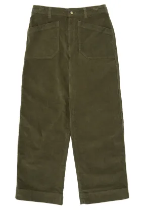 Patagonia Women's Wide Leg Cord Pants - Basin Green