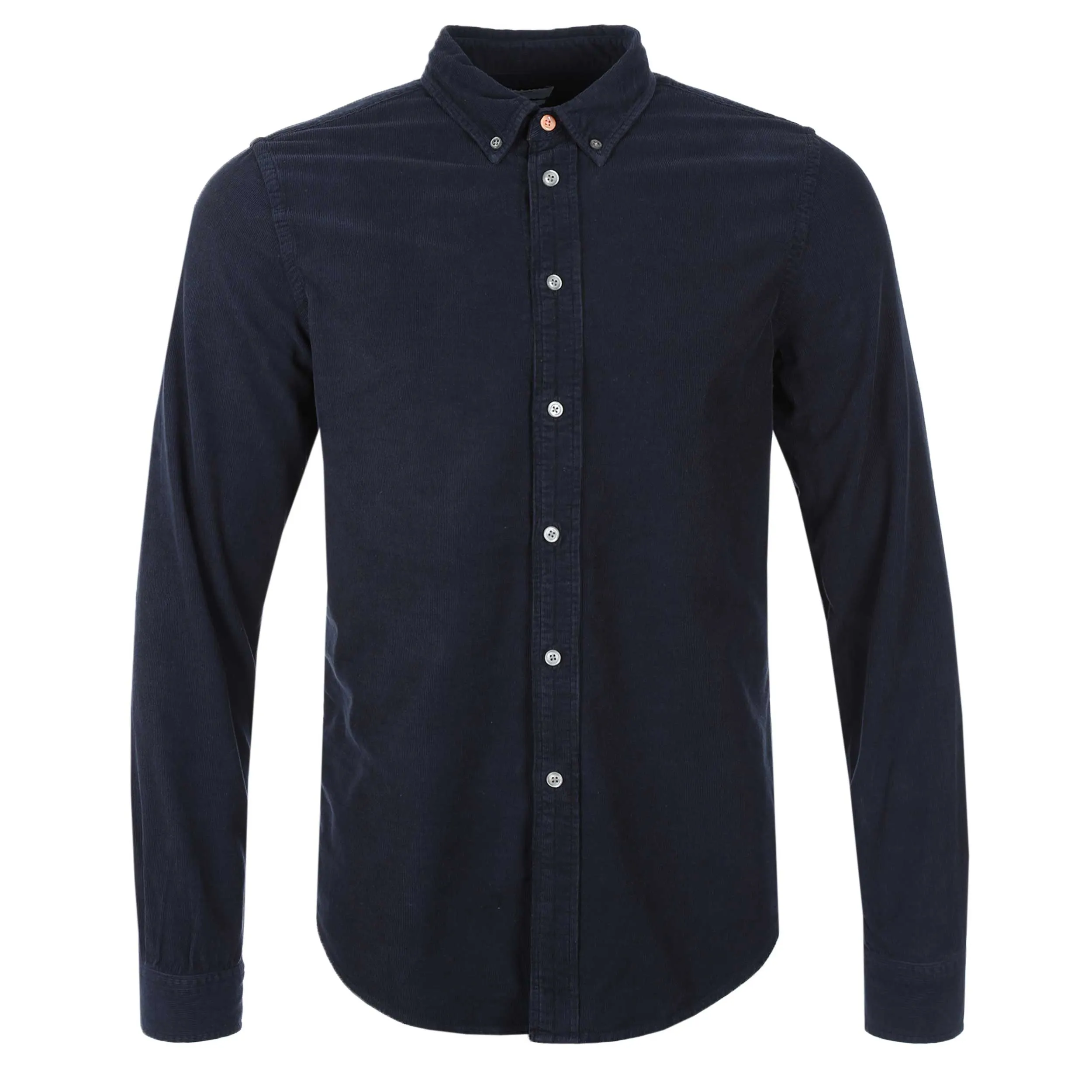 Paul Smith Corduroy Tailored Fit Shirt in Dark Navy