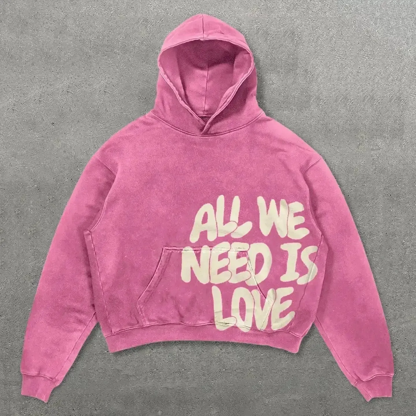 Pink grunge oversized sweatshirt zip up hoodie Letter printing hoodies women goth y2k tops harajuku New streetwear clothes