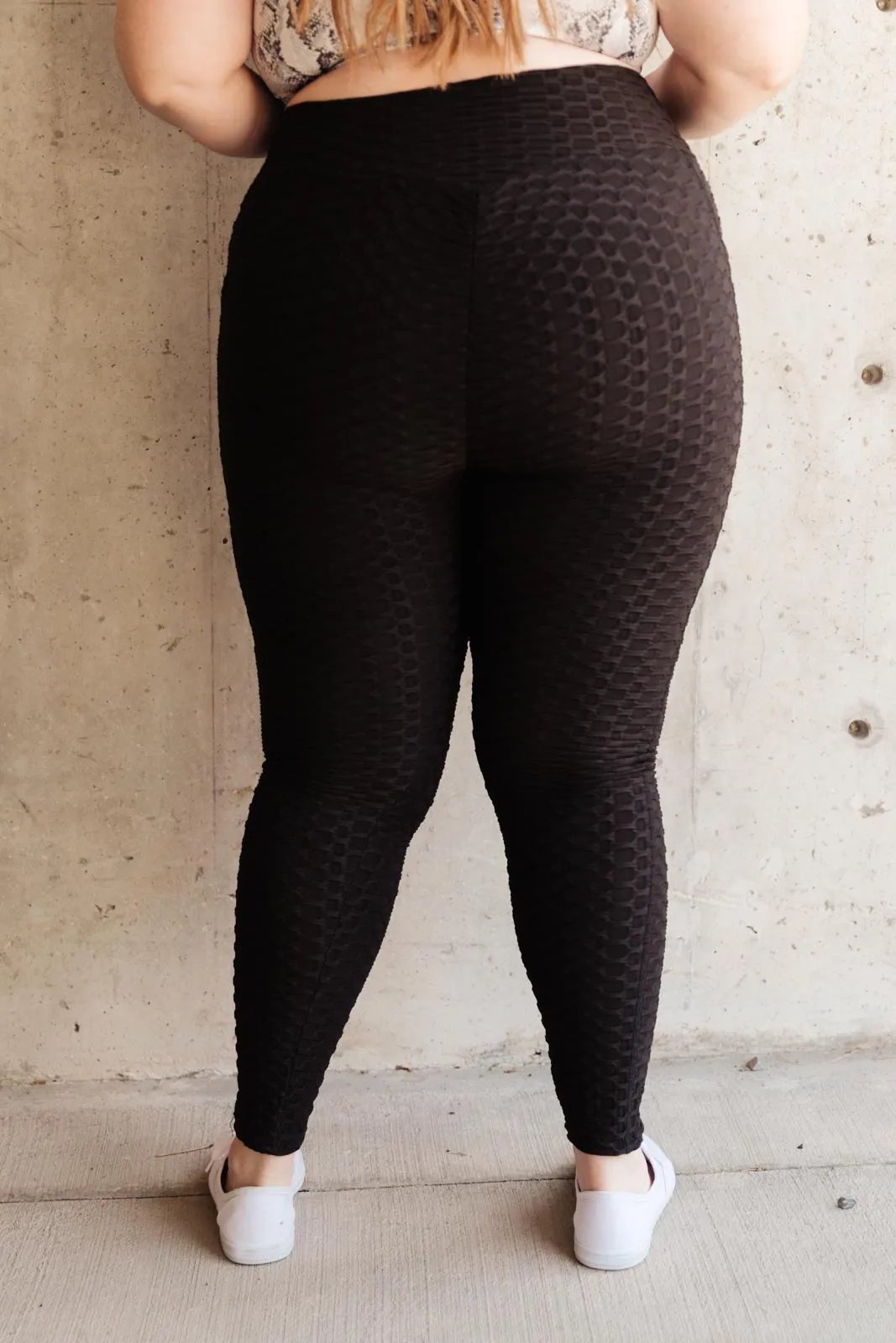 Popcorn Leggings in Black