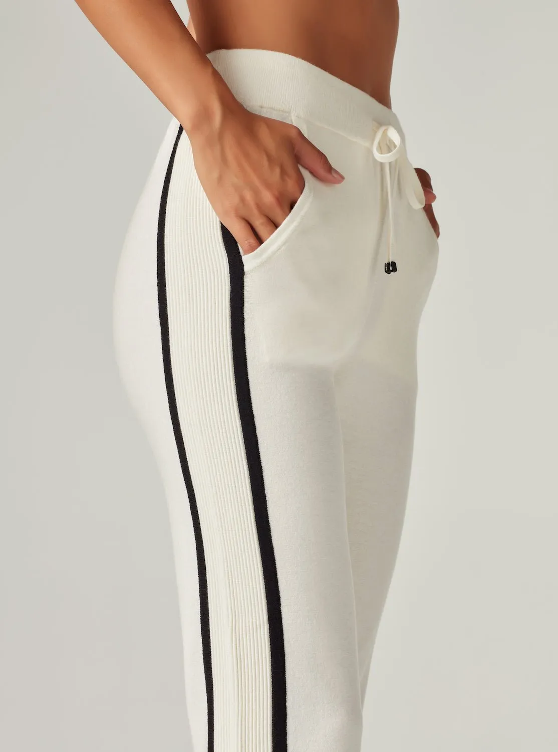 PORTOLA JOGGER - Whisper White - final sale