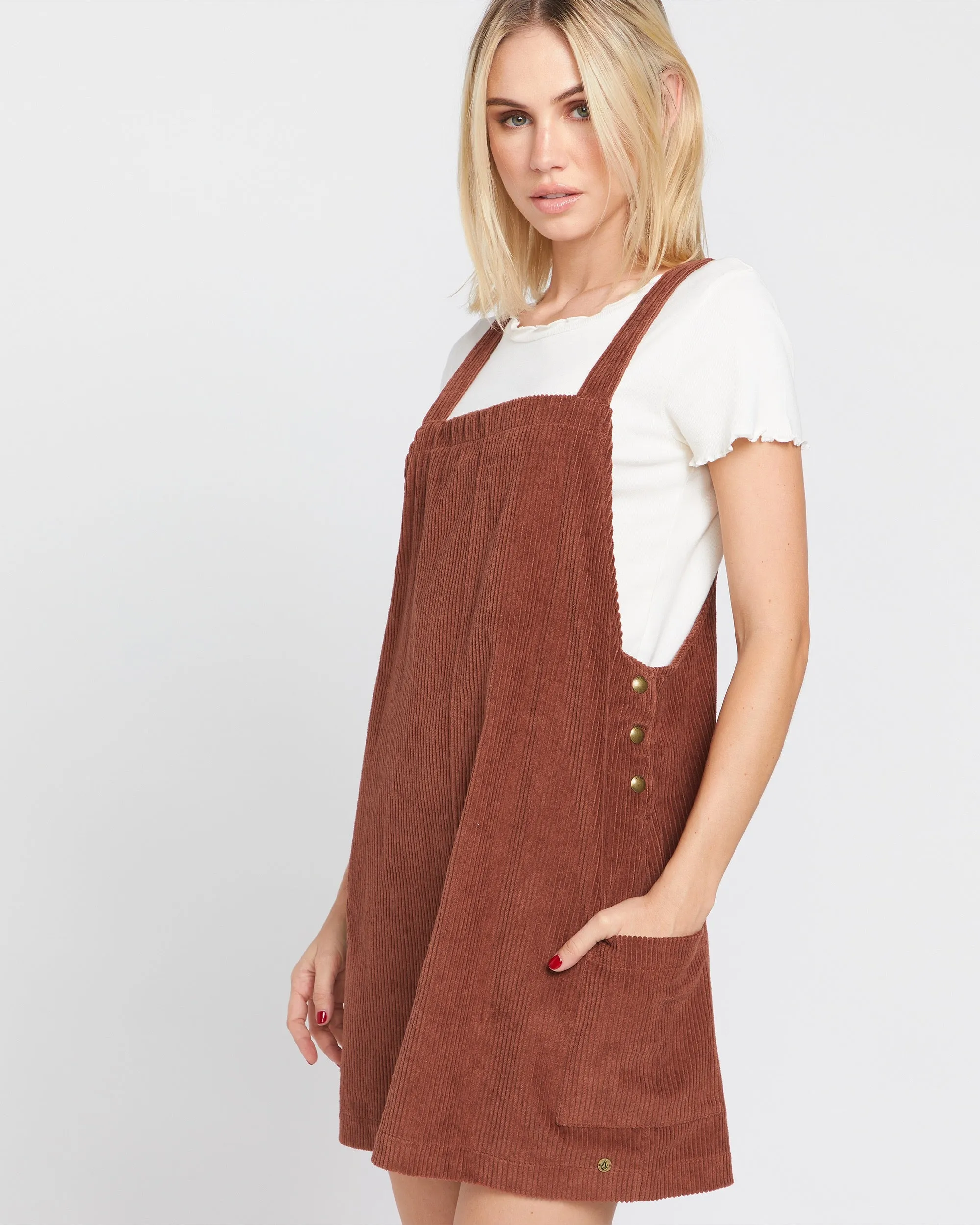 Power Chord Dress - Chestnut Brown