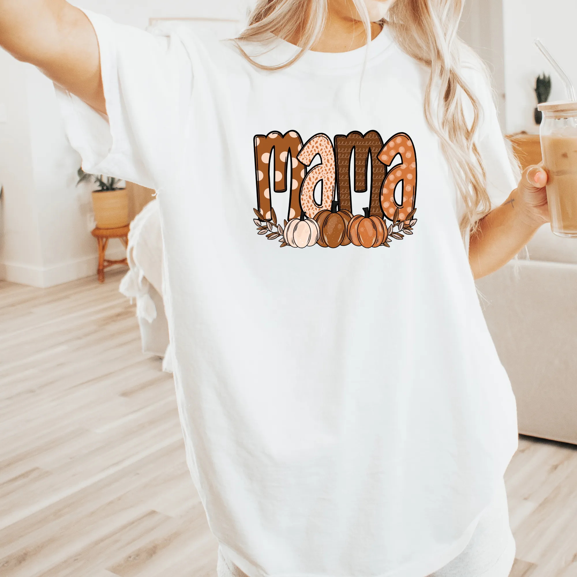 Pumpkin Fall Mama Shirt