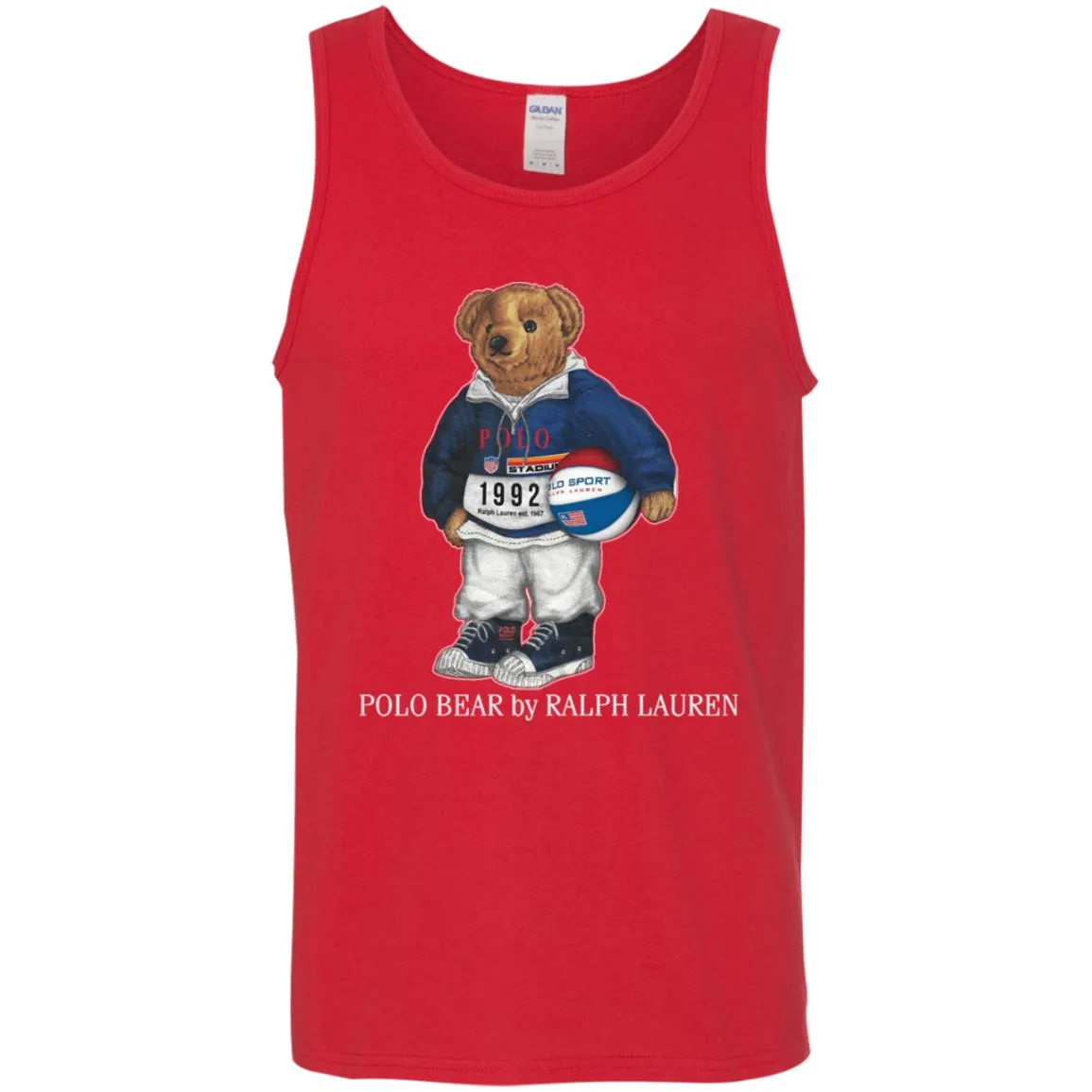 Ralph Lauren Polo Bear T-shirt Men Cotton Tank