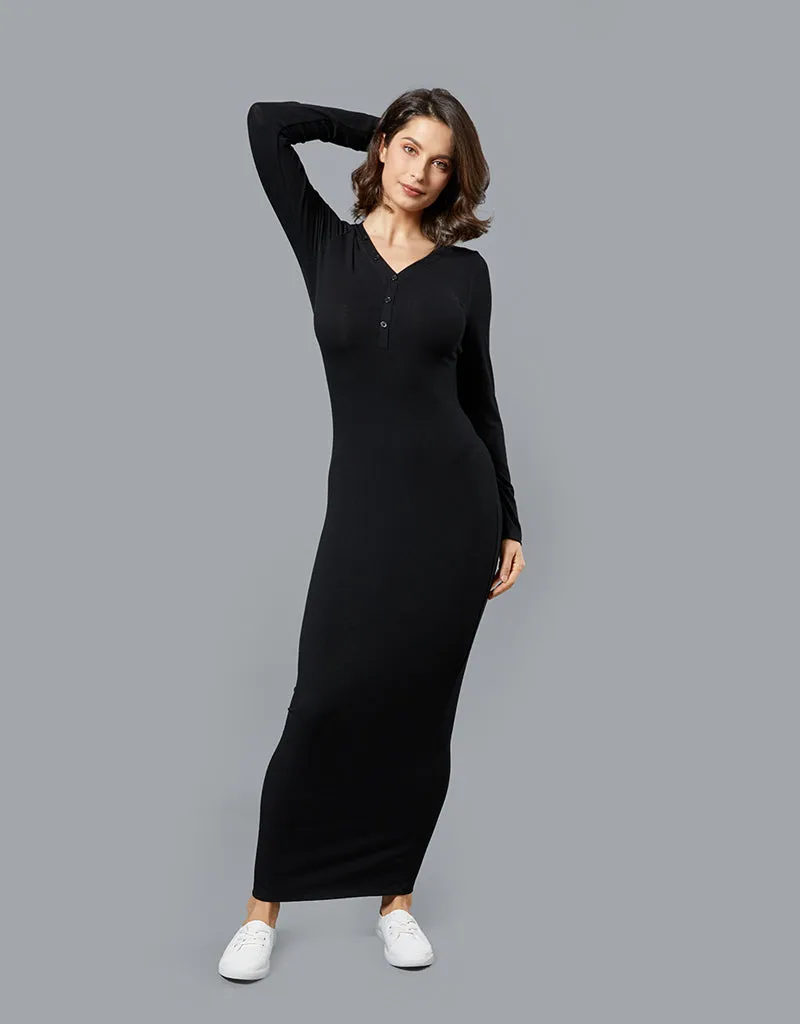 Relaxed Rib Dress