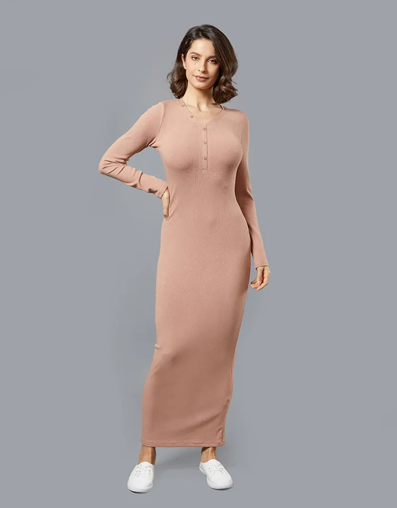 Relaxed Rib Dress