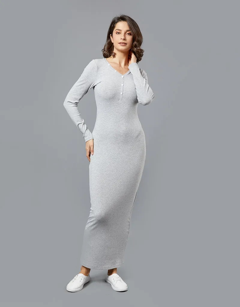 Relaxed Rib Dress