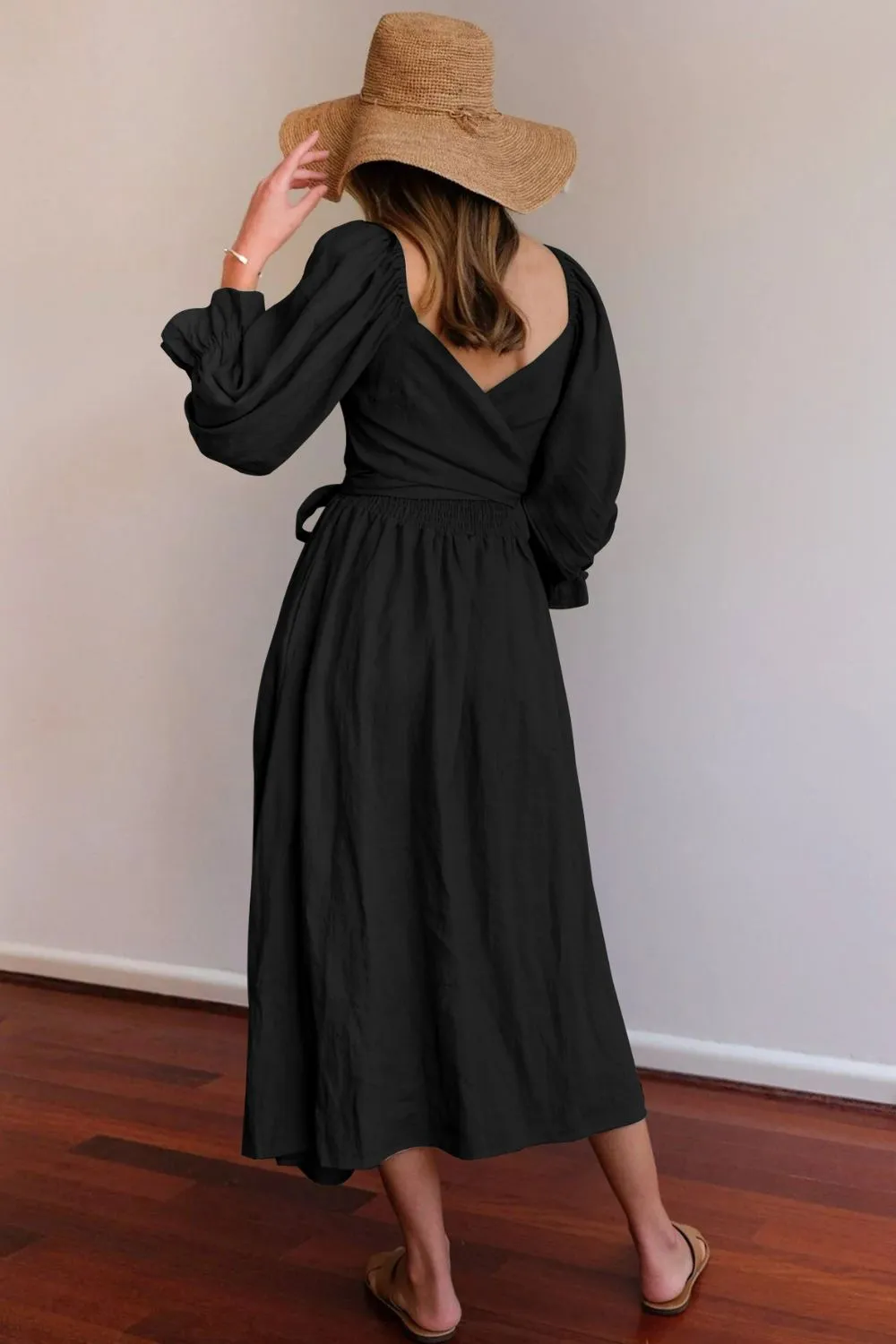 Romantic Flounce Vacation Maxi Dress