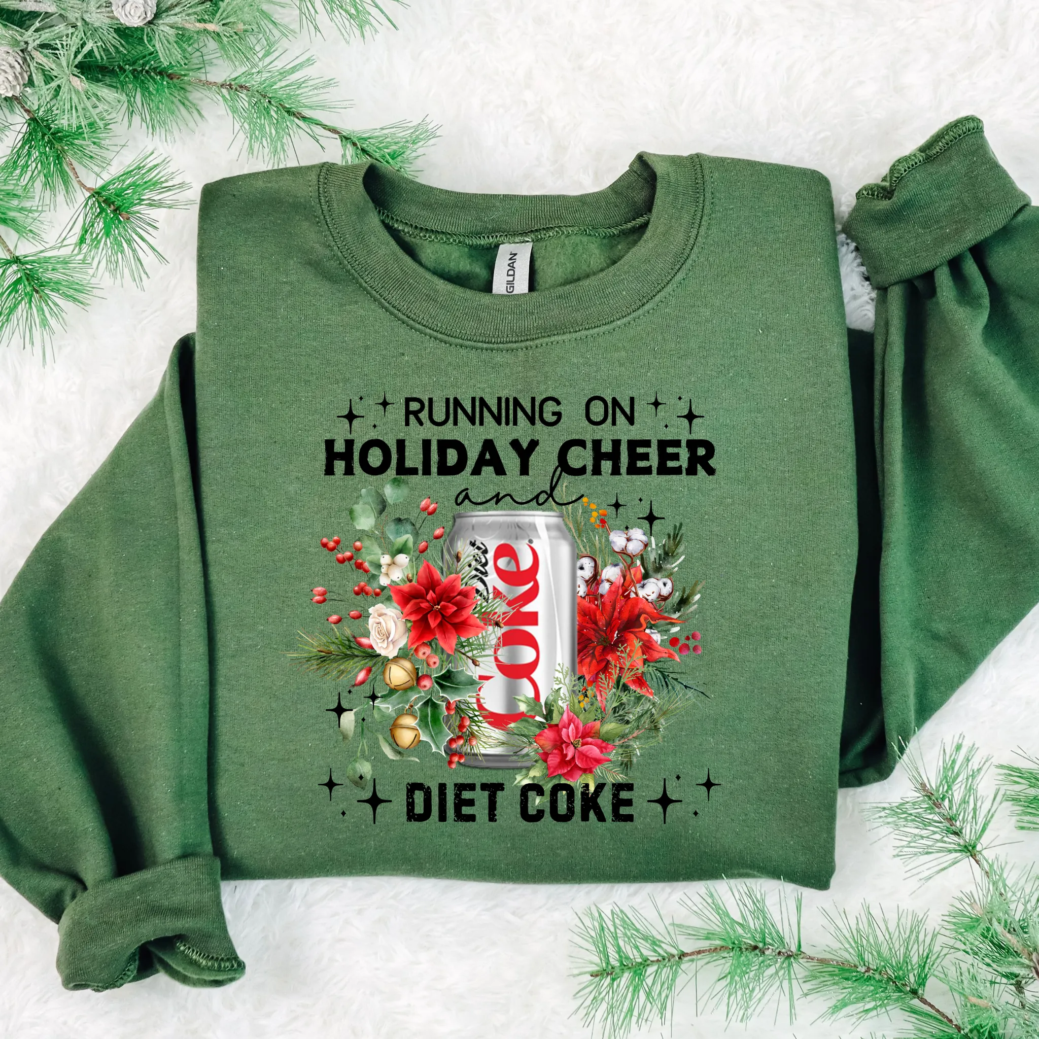 Running on Holiday Spirit and DC Sweatshirt