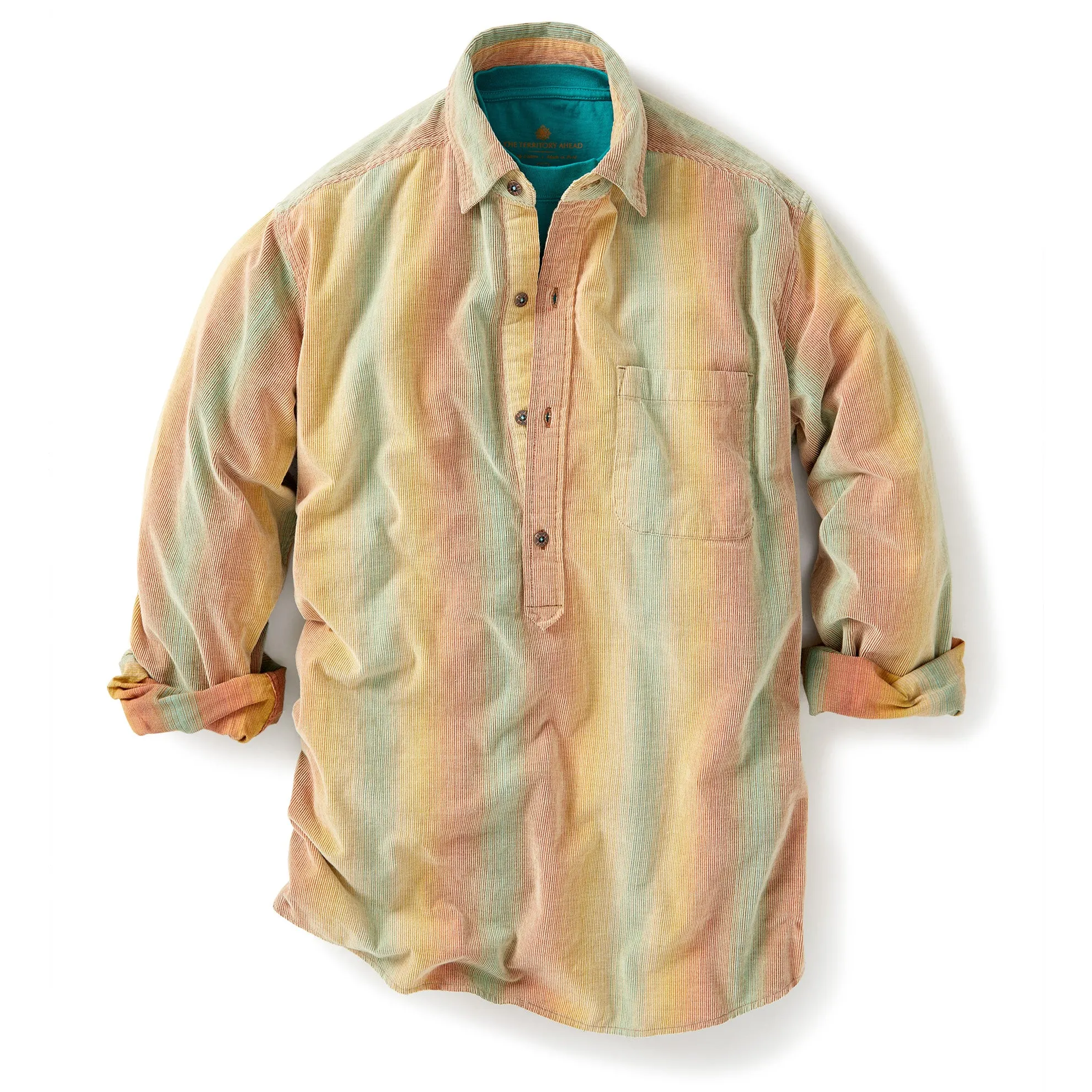 Sagebrush Corduroy Popover - Tall