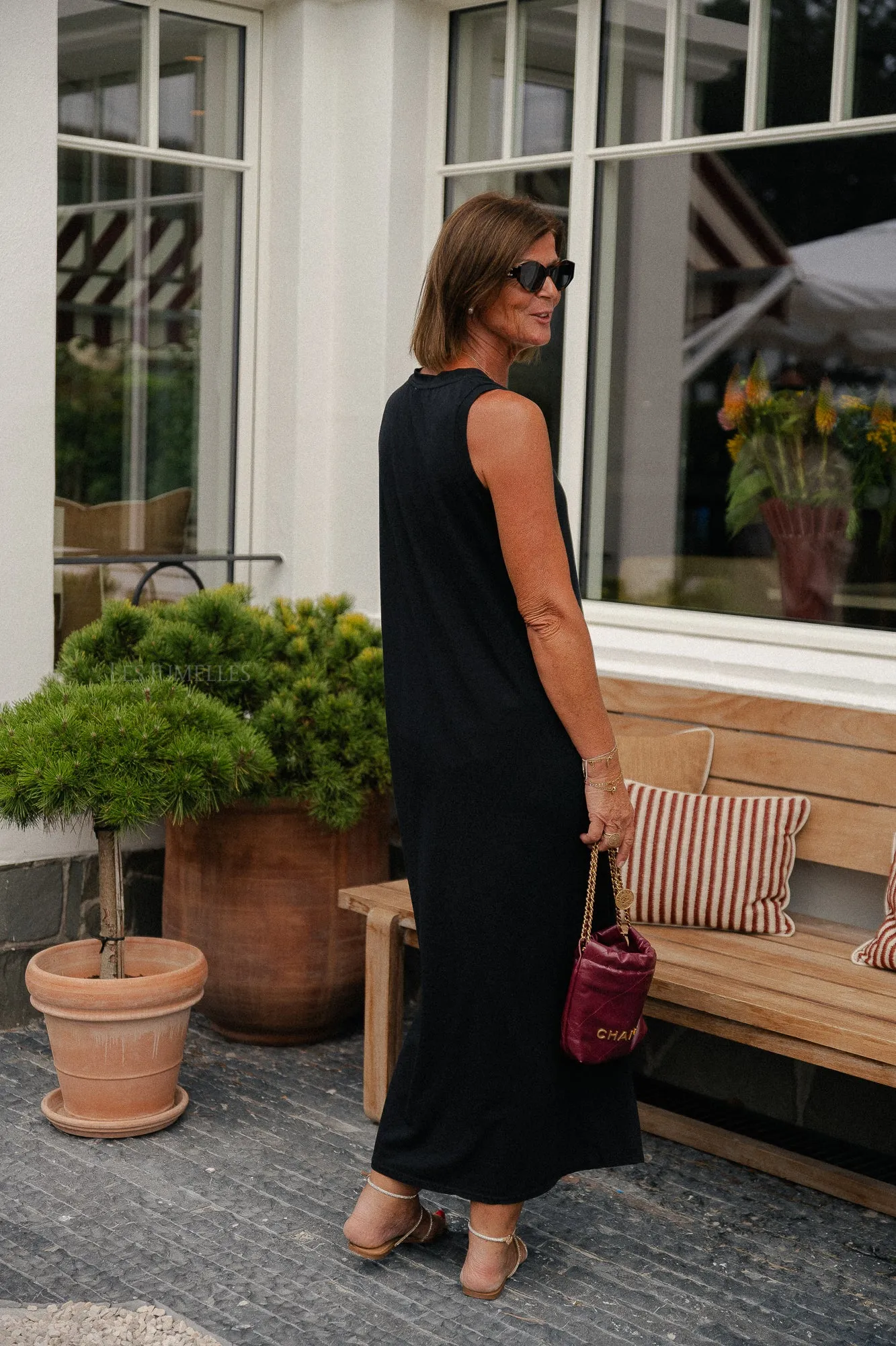 Sally maxi dress black