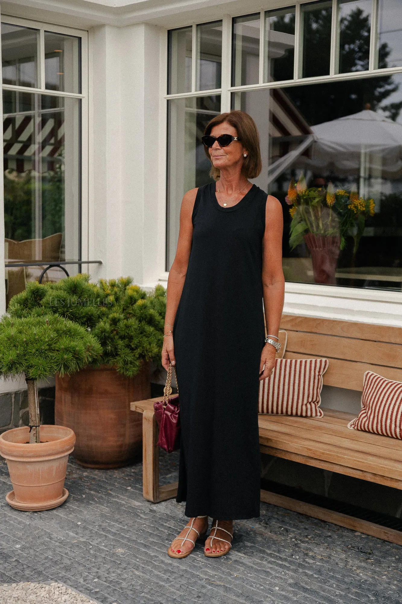 Sally maxi dress black