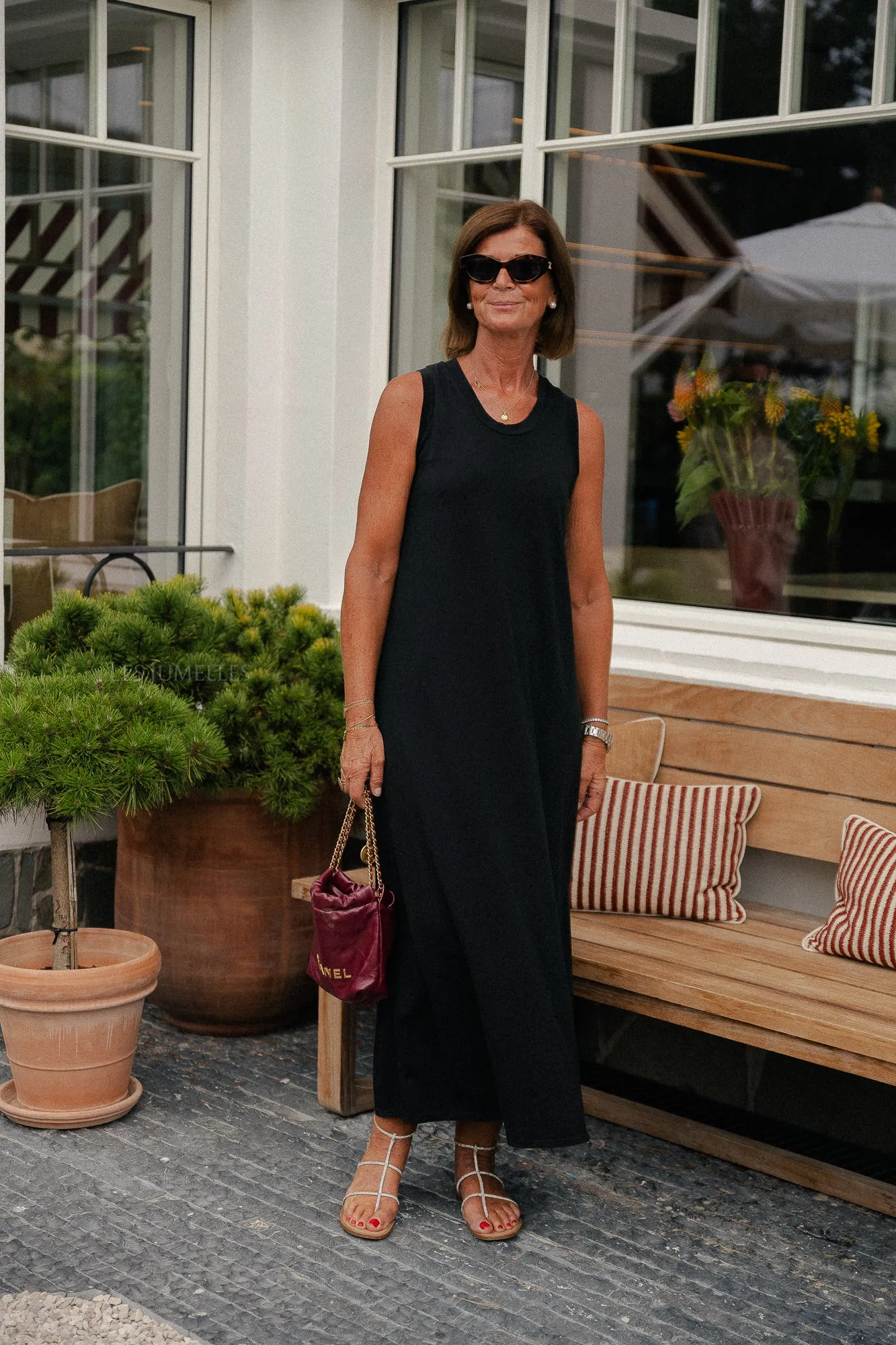 Sally maxi dress black