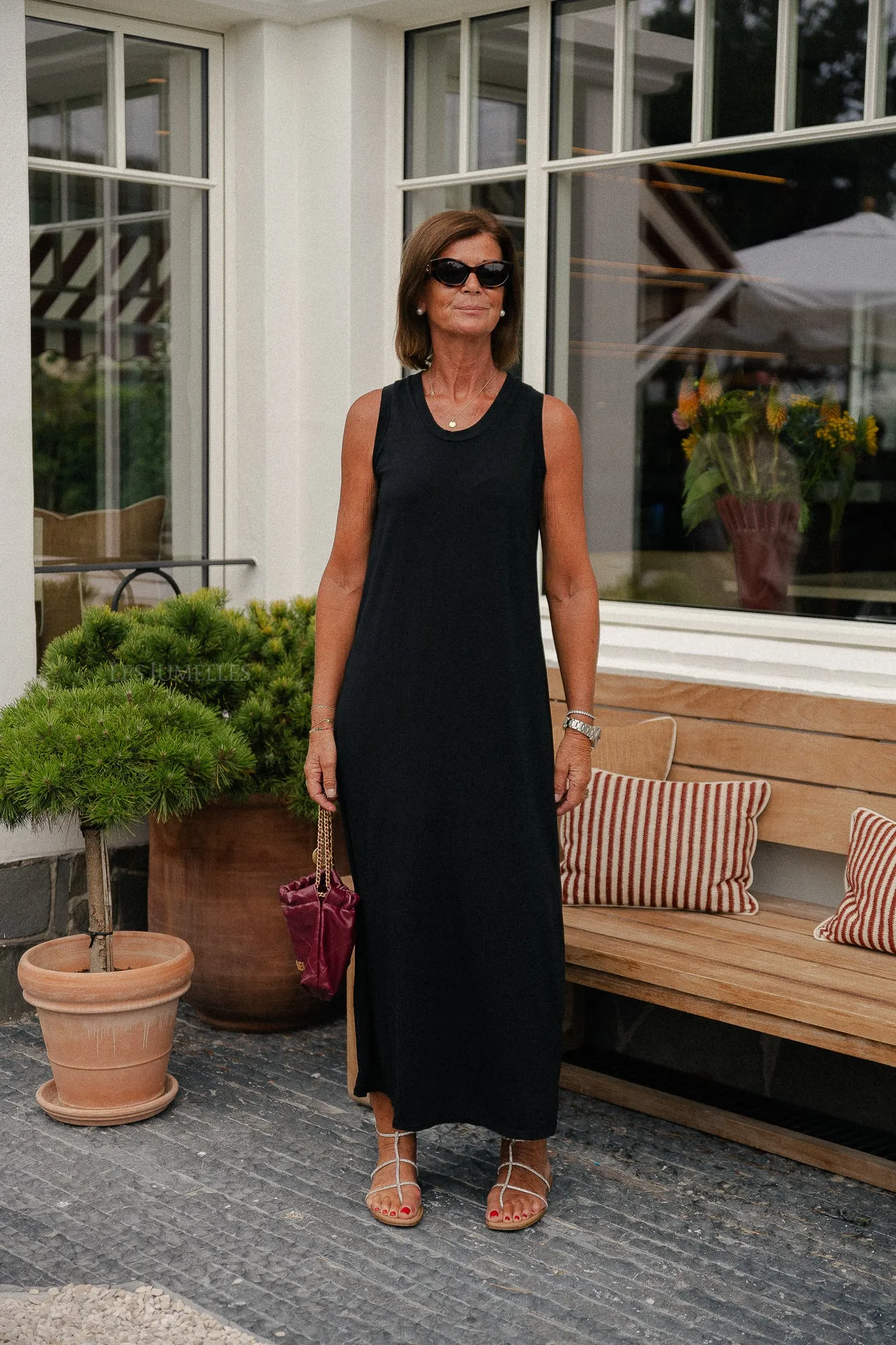 Sally maxi dress black