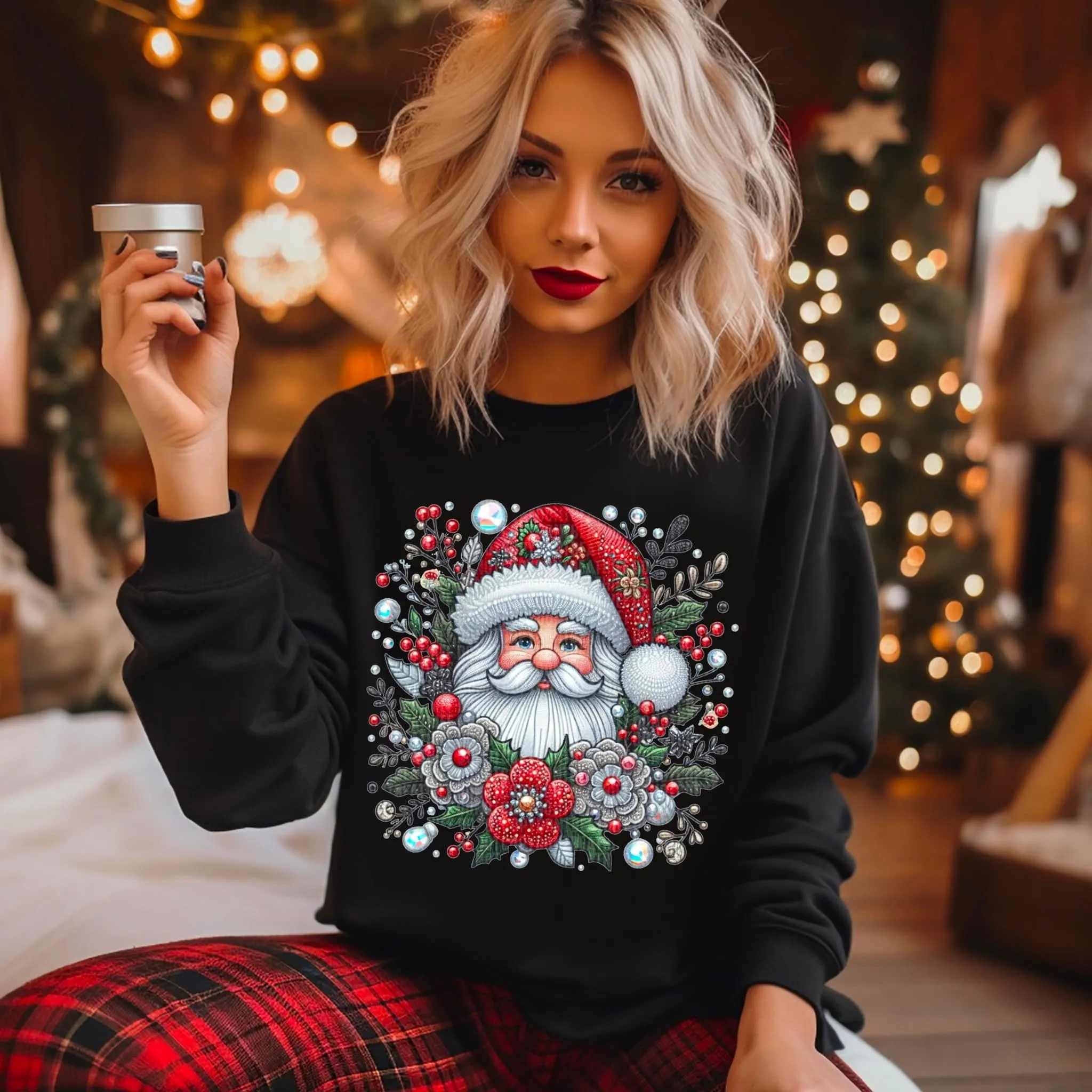 Santa Christmas Crewneck