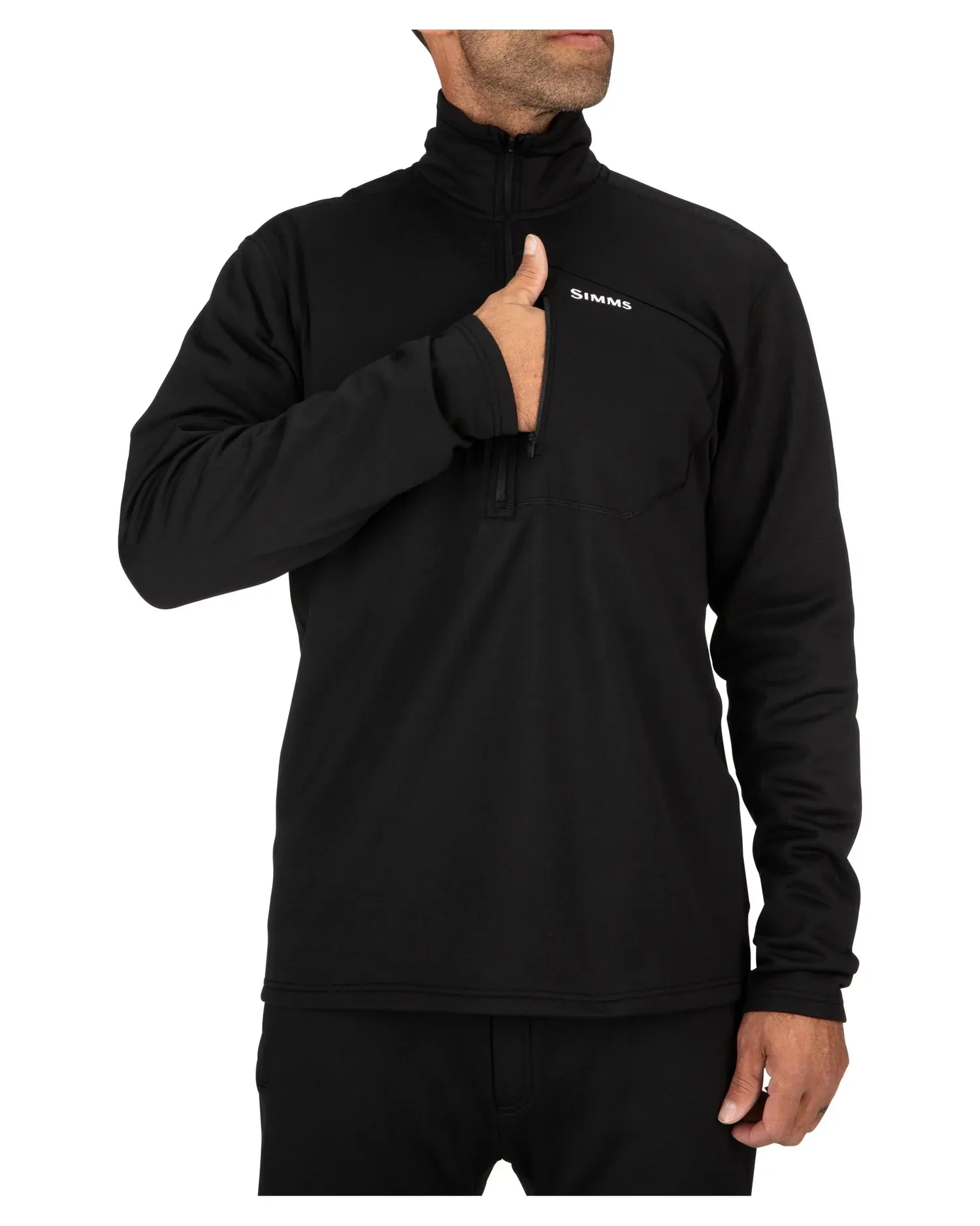 SIMMS M'S THERMAL 1/4 ZIP TOP