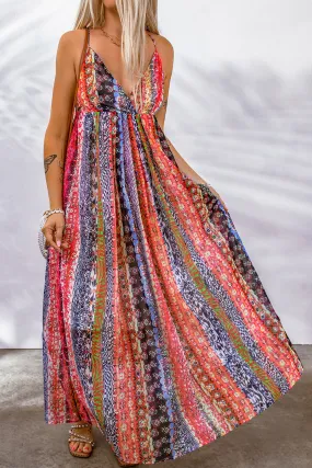 Spaghetti Strap Summer Maxi Dress