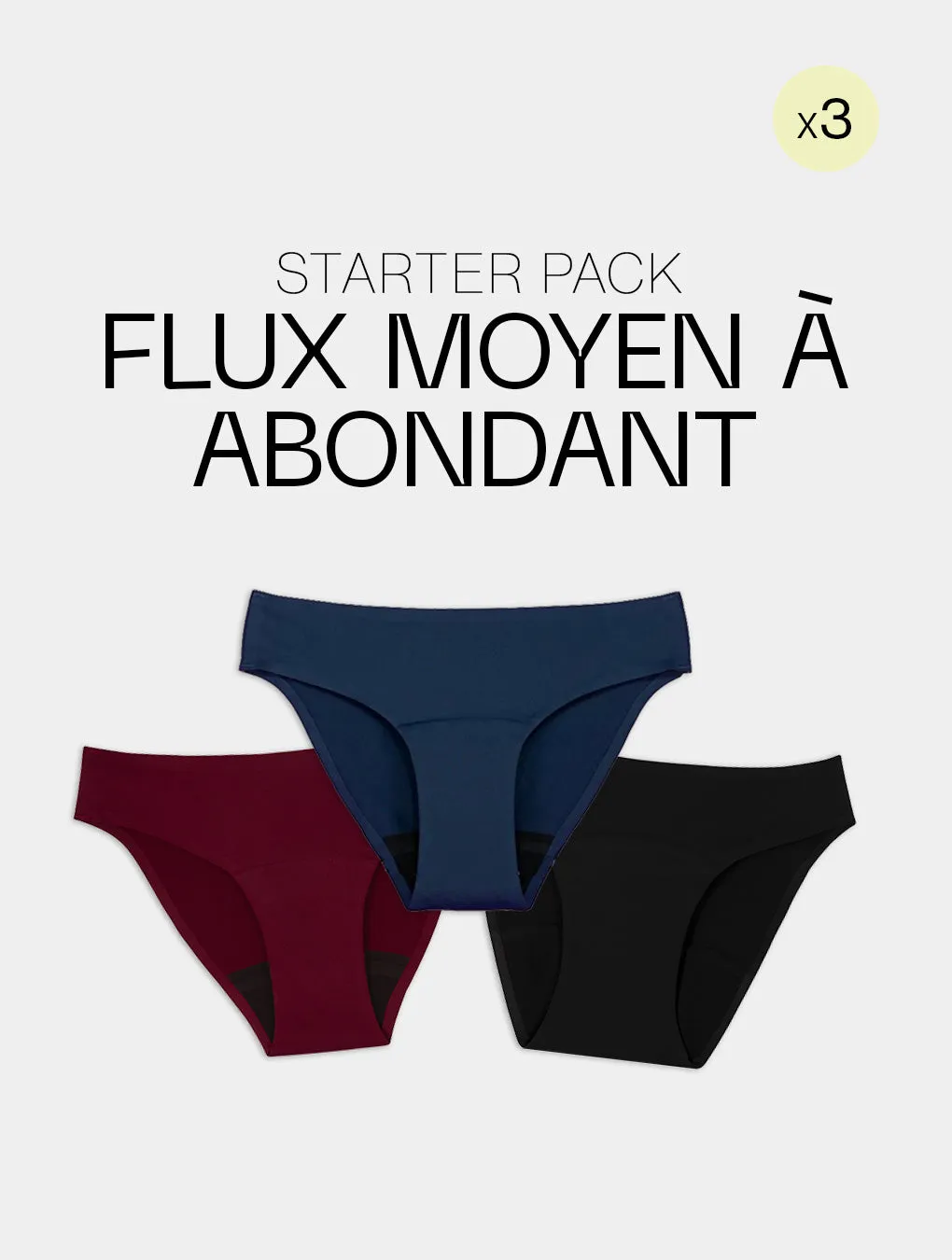 Starter pack flux moyen à abondant