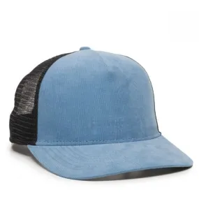 Structured Corduroy Mesh Back Hat