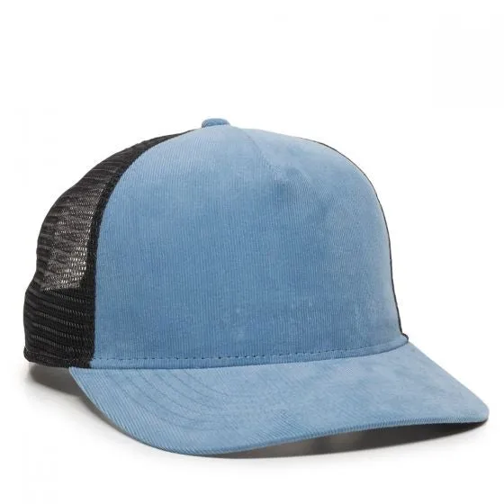 Structured Corduroy Mesh Back Hat