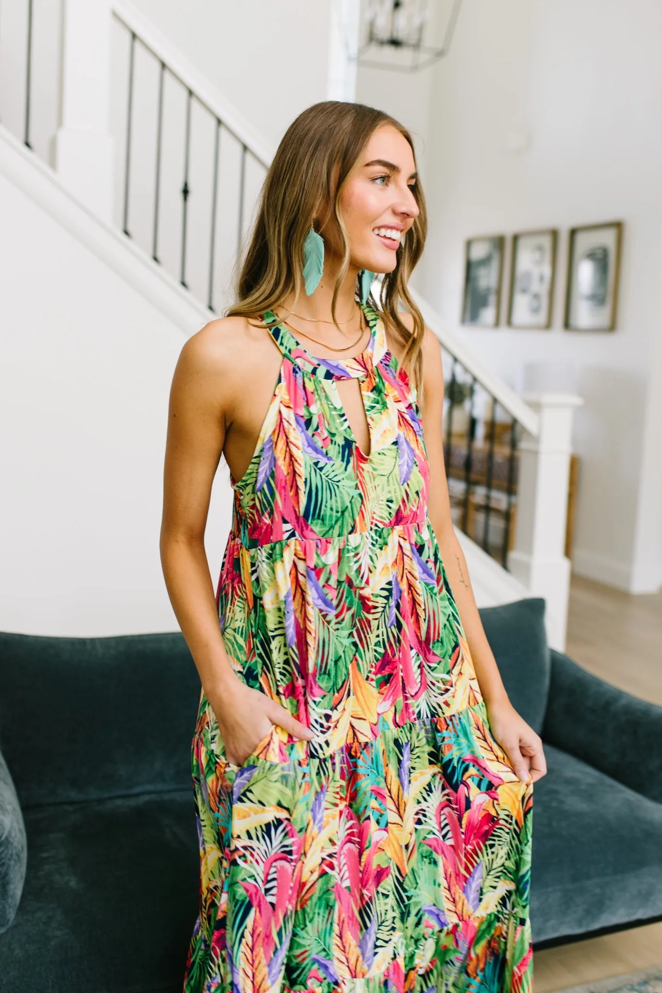 Sunny Rain Forest Dress