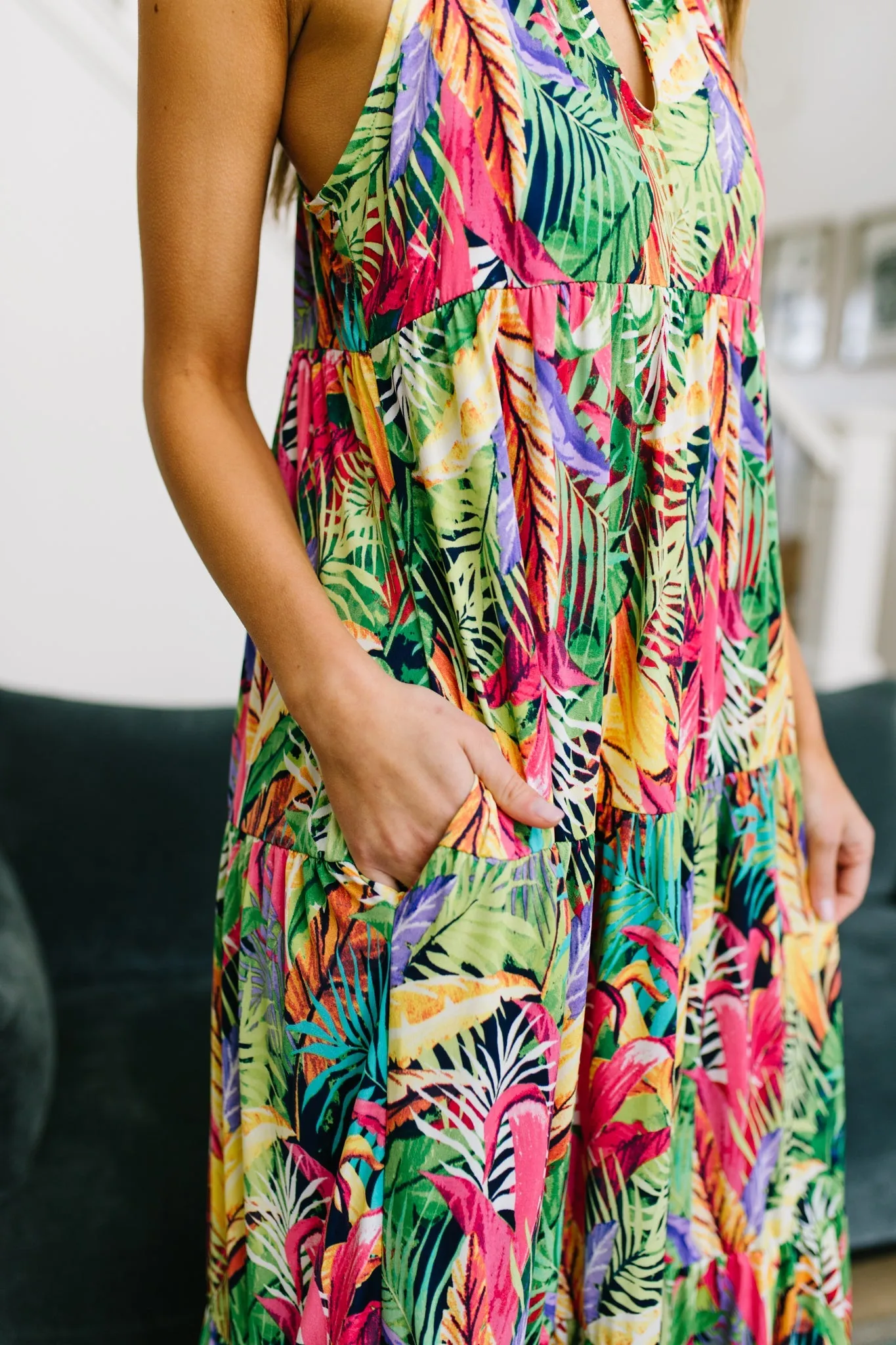 Sunny Rain Forest Dress