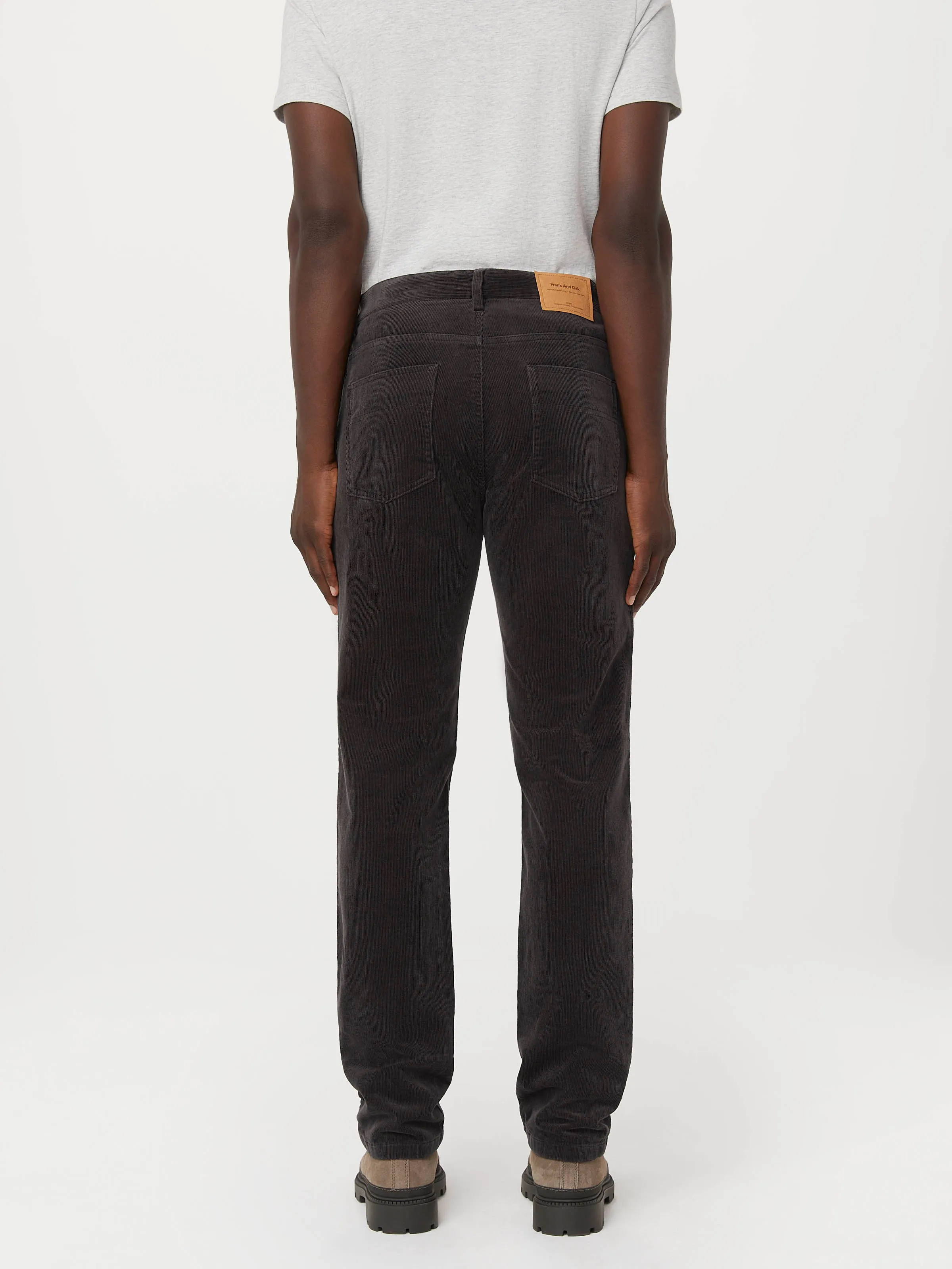 The Brunswick Corduroy Pant in Washed Black