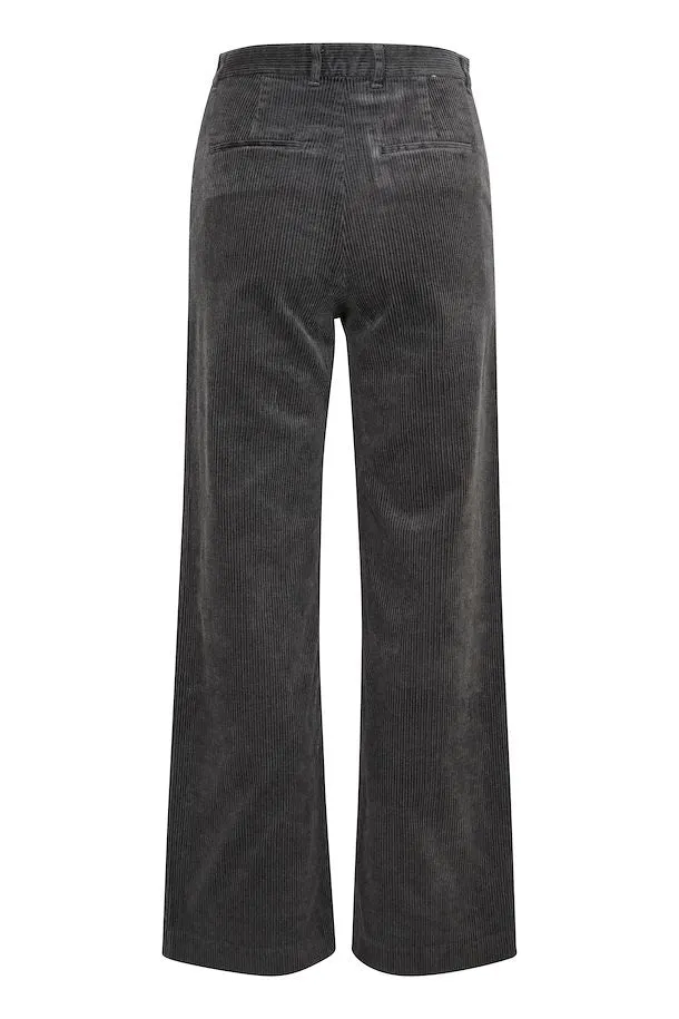 The Clarisse Corduroy Pants by Part Two - Magnet - PLUS