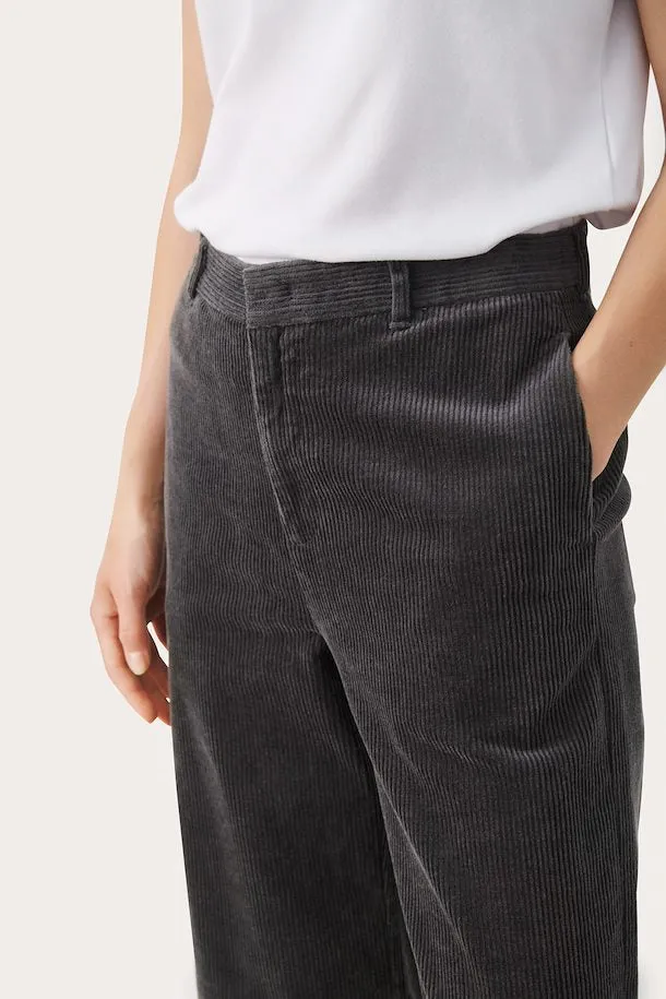 The Clarisse Corduroy Pants by Part Two - Magnet - PLUS