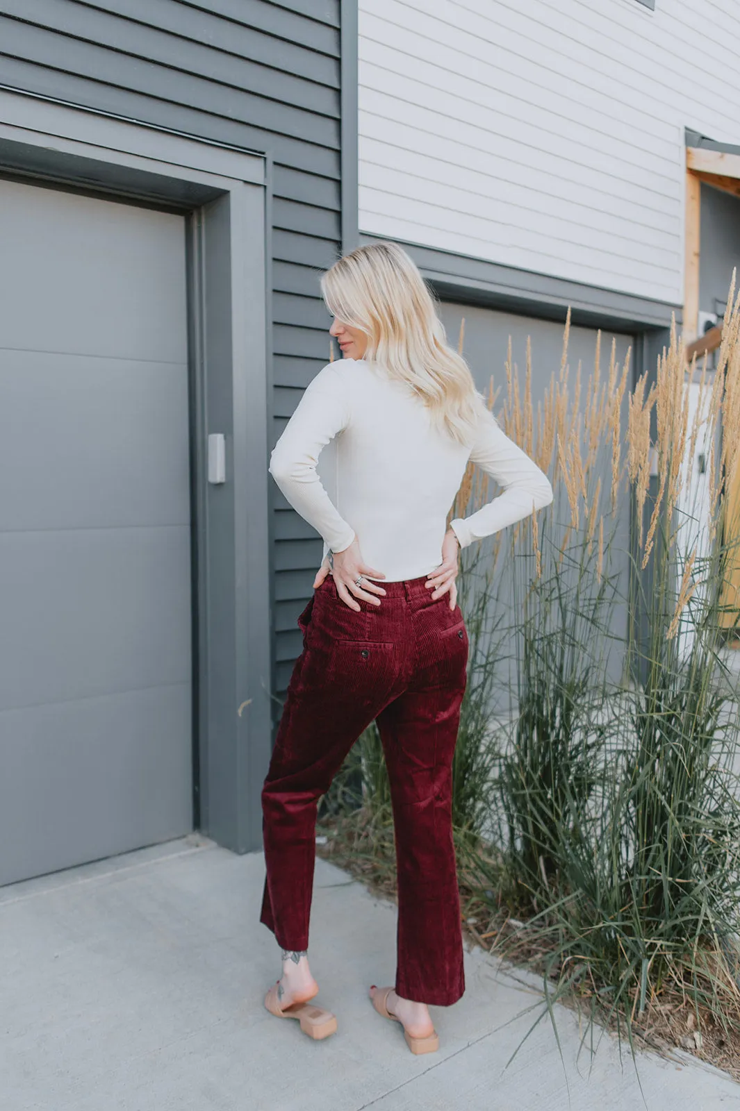 The Misha Pant by Part Two - Port - PLUS