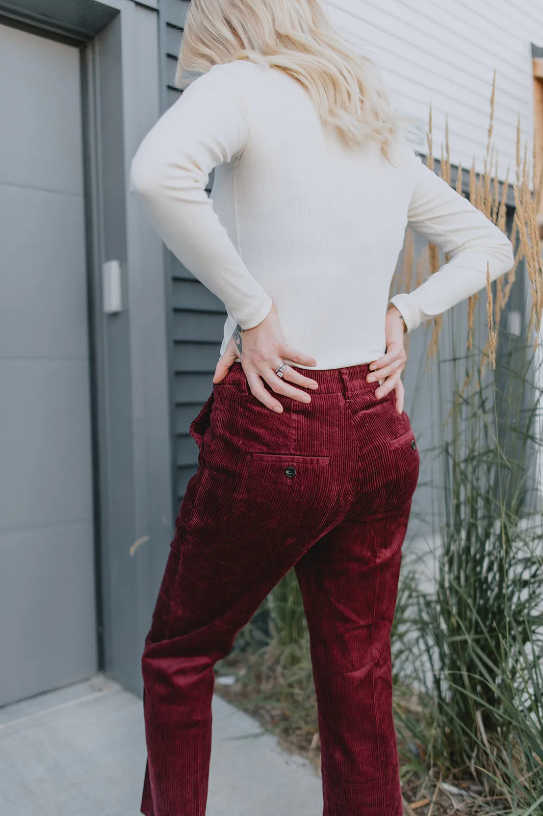 The Misha Pant by Part Two - Port - PLUS