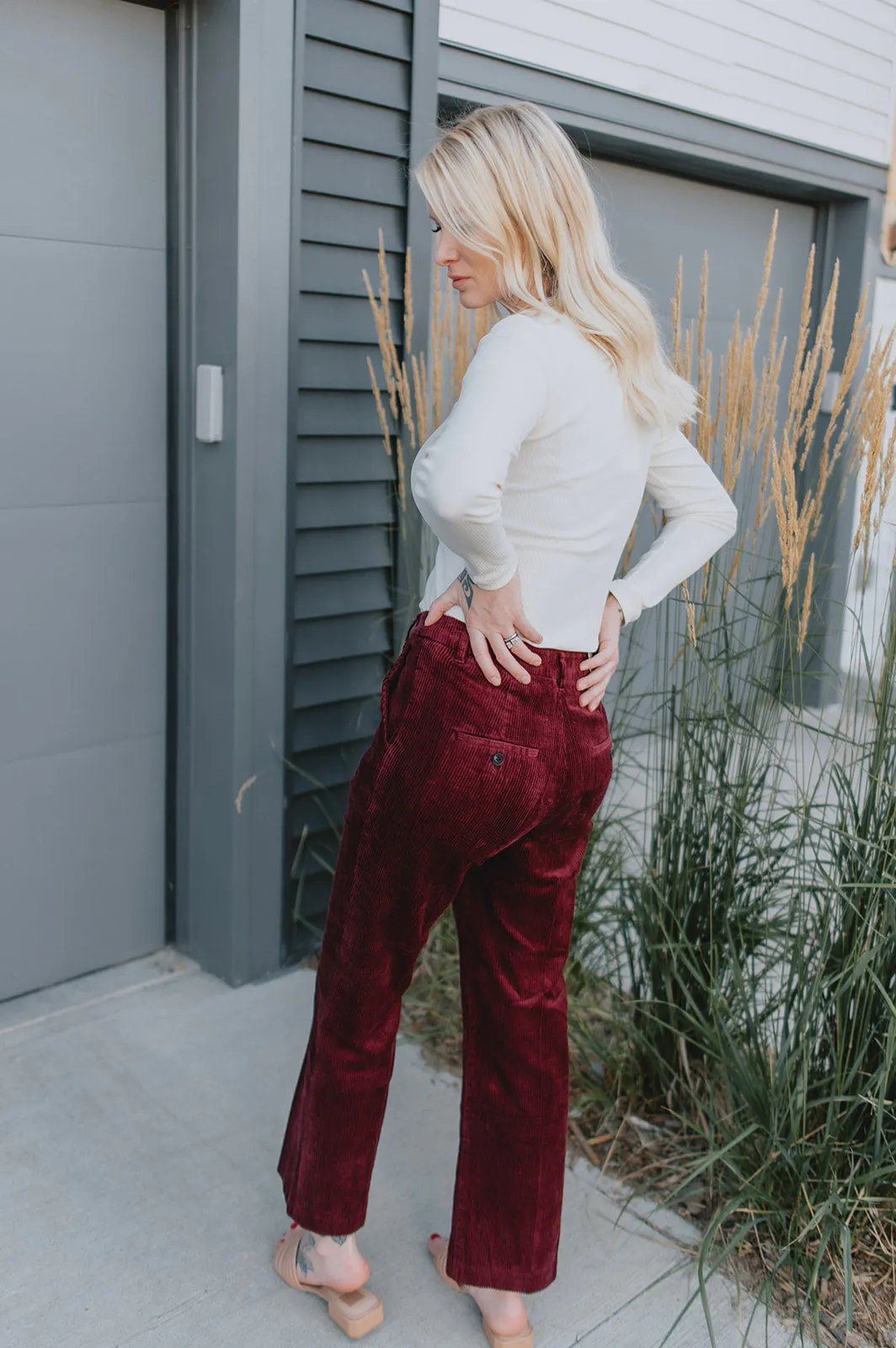 The Misha Pant by Part Two - Port - PLUS