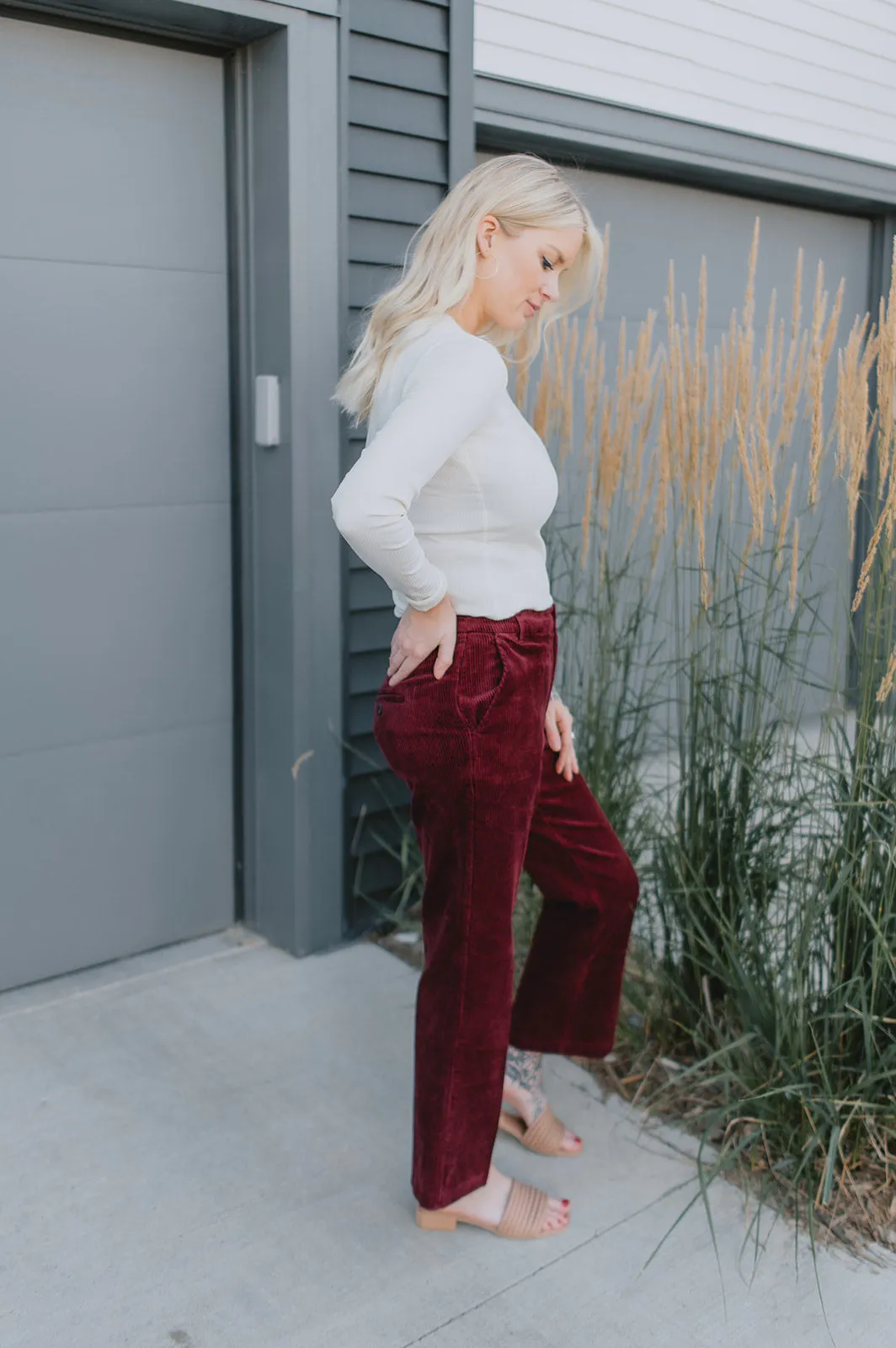 The Misha Pant by Part Two - Port - PLUS