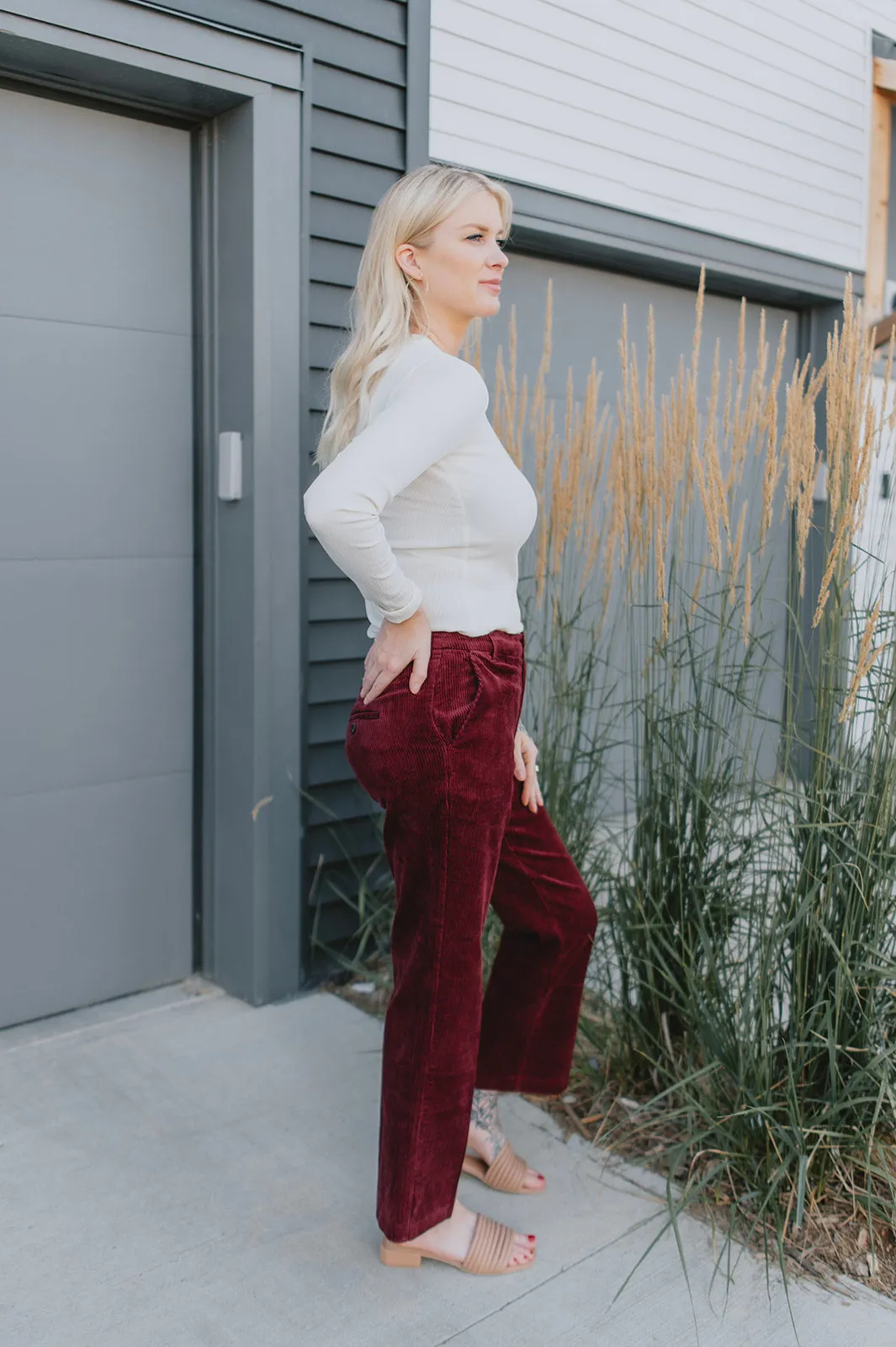 The Misha Pant by Part Two - Port - PLUS