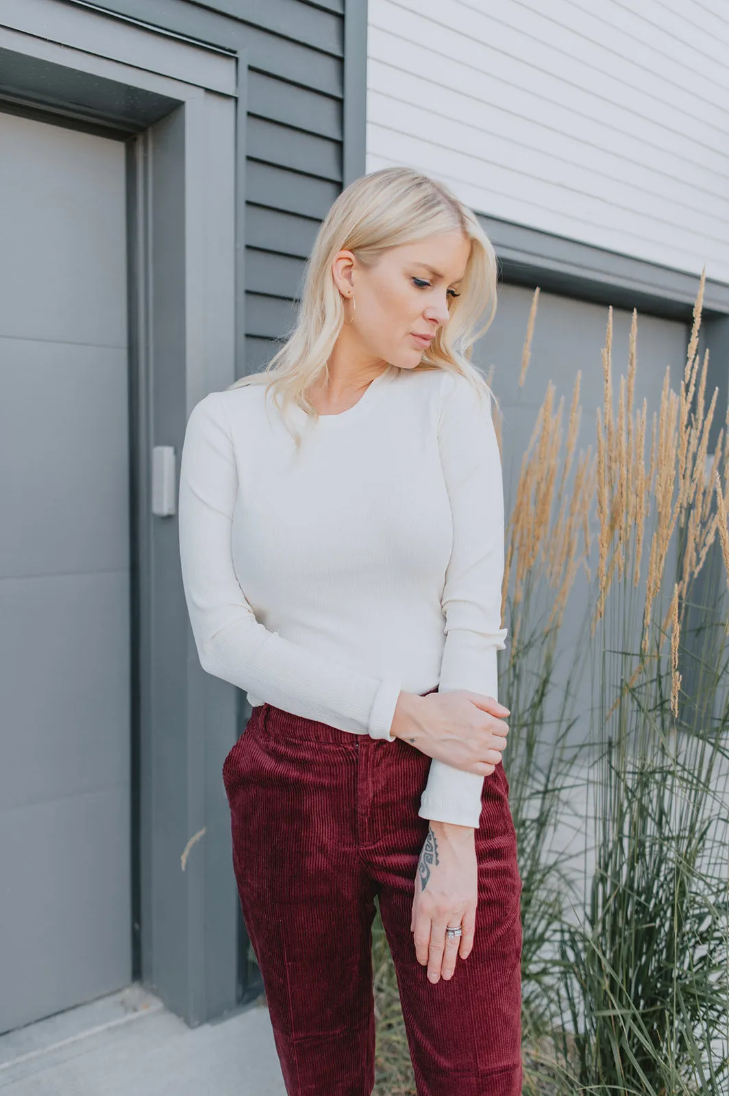 The Misha Pant by Part Two - Port - PLUS