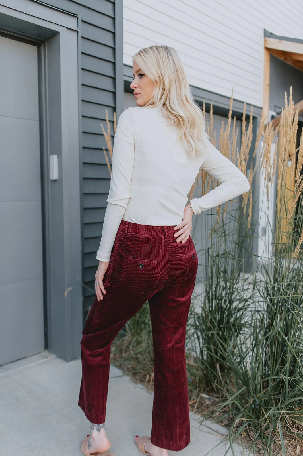 The Misha Pant by Part Two - Port - PLUS