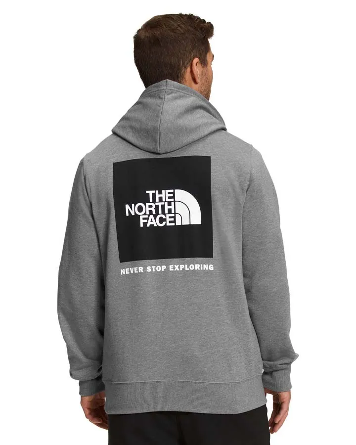 The North Face Box Nse Pullover Hoodie - Tnf Medium Grey Heather/Tnf Black