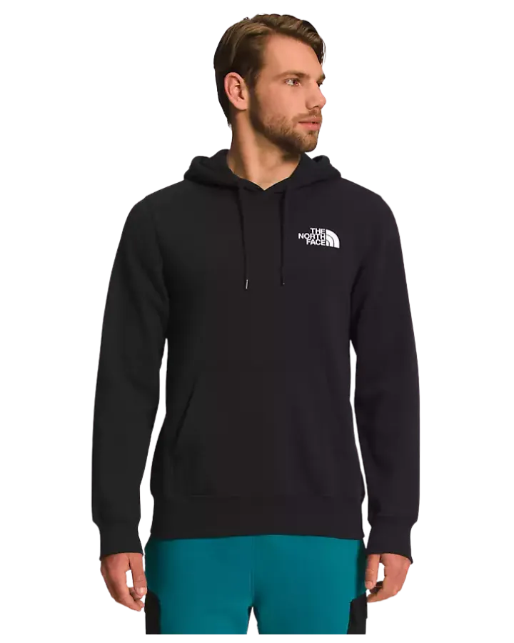 The North Face Men's Printed Box Nse Hoodie - TNF Black / TNF Black Yosemite Topo Print