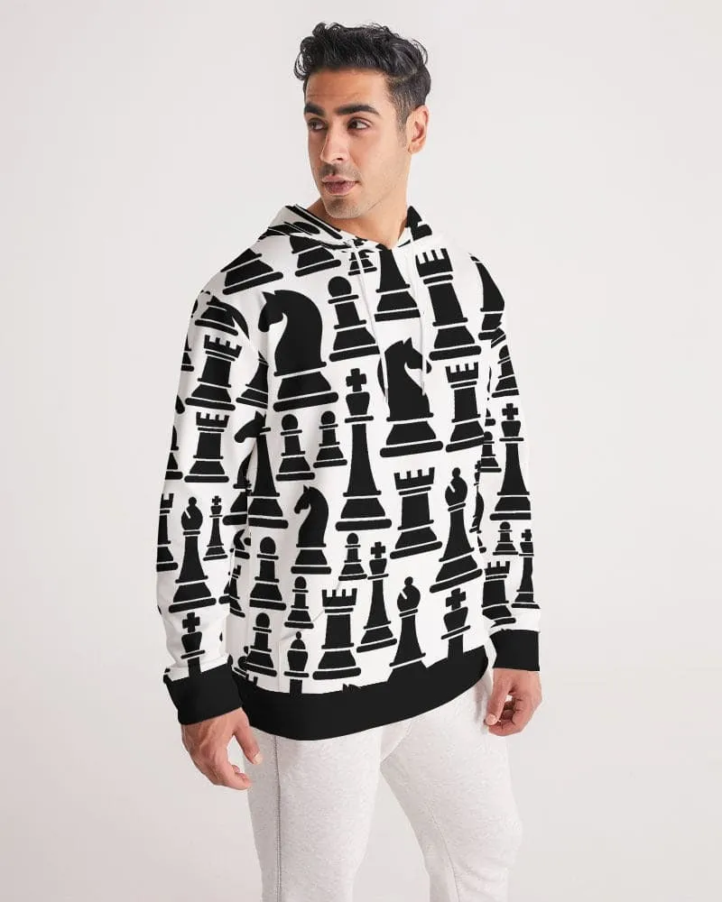 Uniquely You Mens Hoodie Pullover Shirt / Chess Print