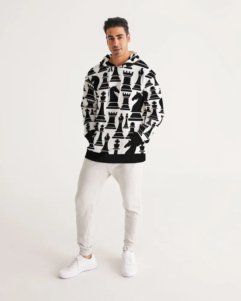 Uniquely You Mens Hoodie Pullover Shirt / Chess Print